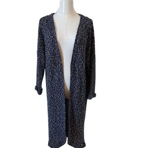 Anthropologie Dolan Left Coast Collection Long Line Textured Cardigan Size M